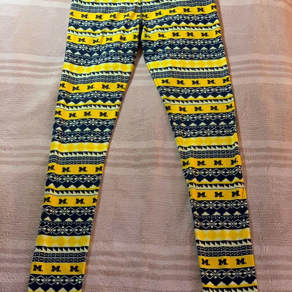 (Small) University of Michigan Leggings